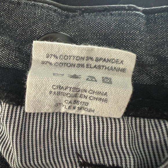 Frank and Oak Newport Modern Straight Fit Charcoal Dark Gray Chinos 32x32 - Picture 5 of 5